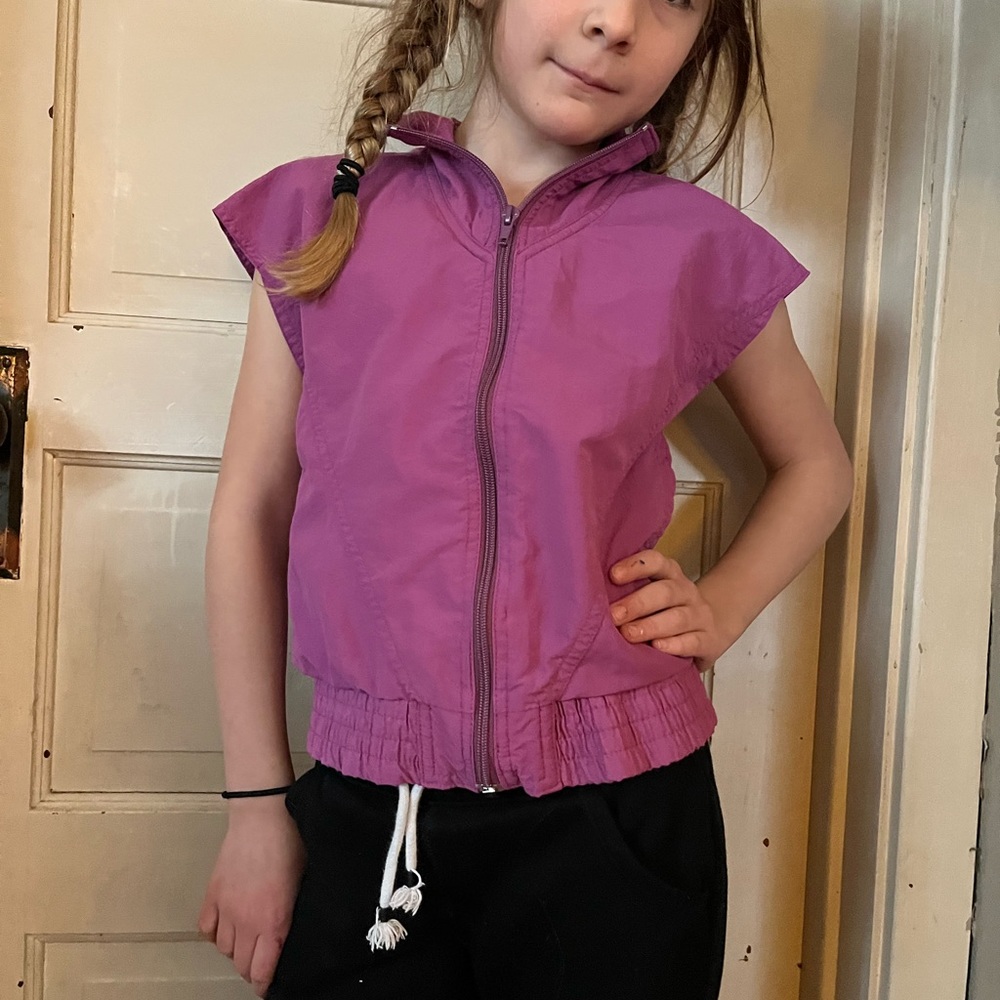 Vintage 80s Stranger Things Style Jacket Vest Girls